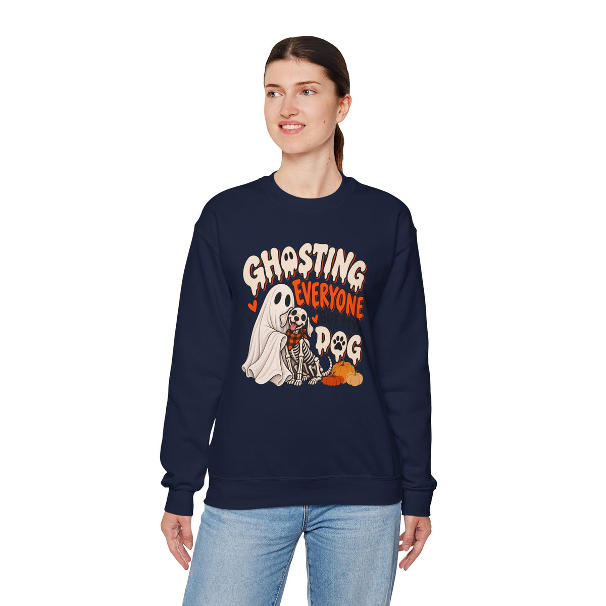 Introvert Dog Mom Halloween Sweatshirt, Funny Sarcastic Gift For Women