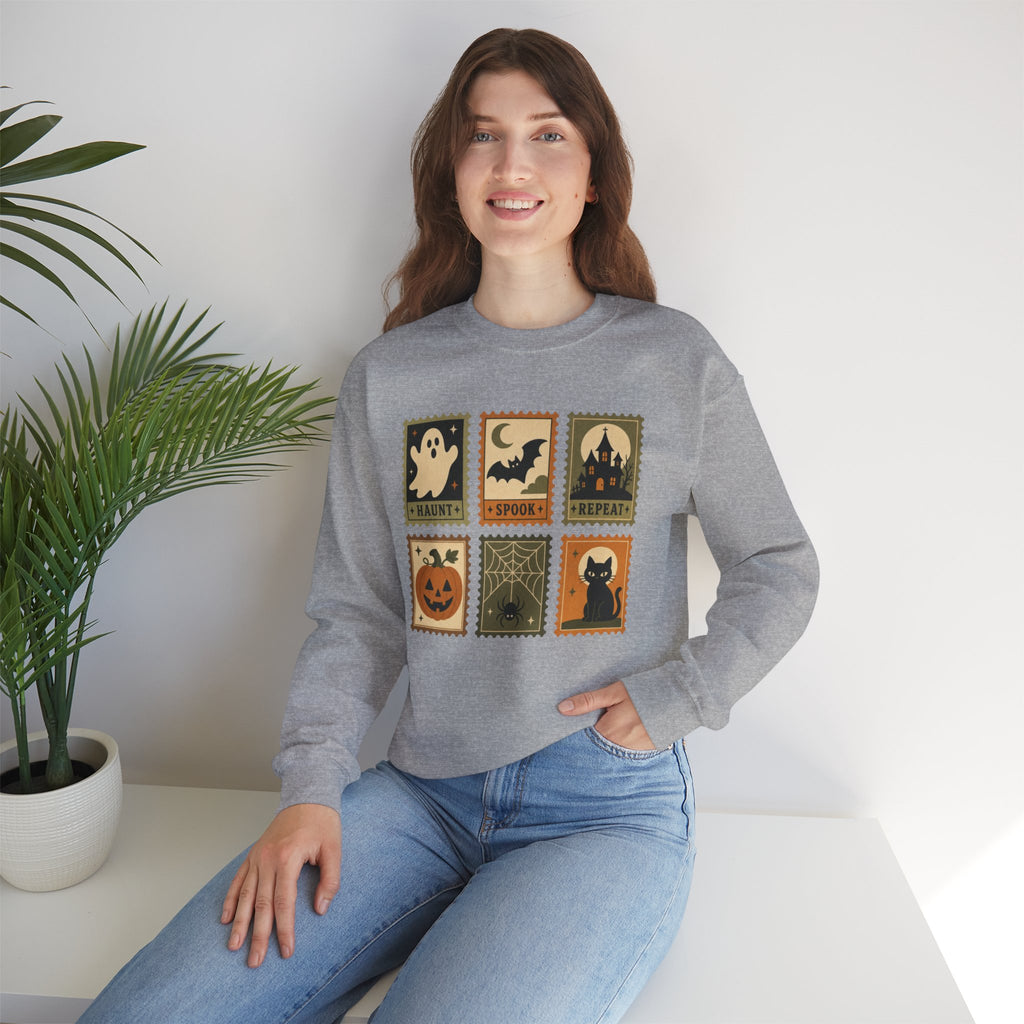 Spooky Season Halloween Ghost Sweatshirt, Funny Trick Or Treat Shirt For Women