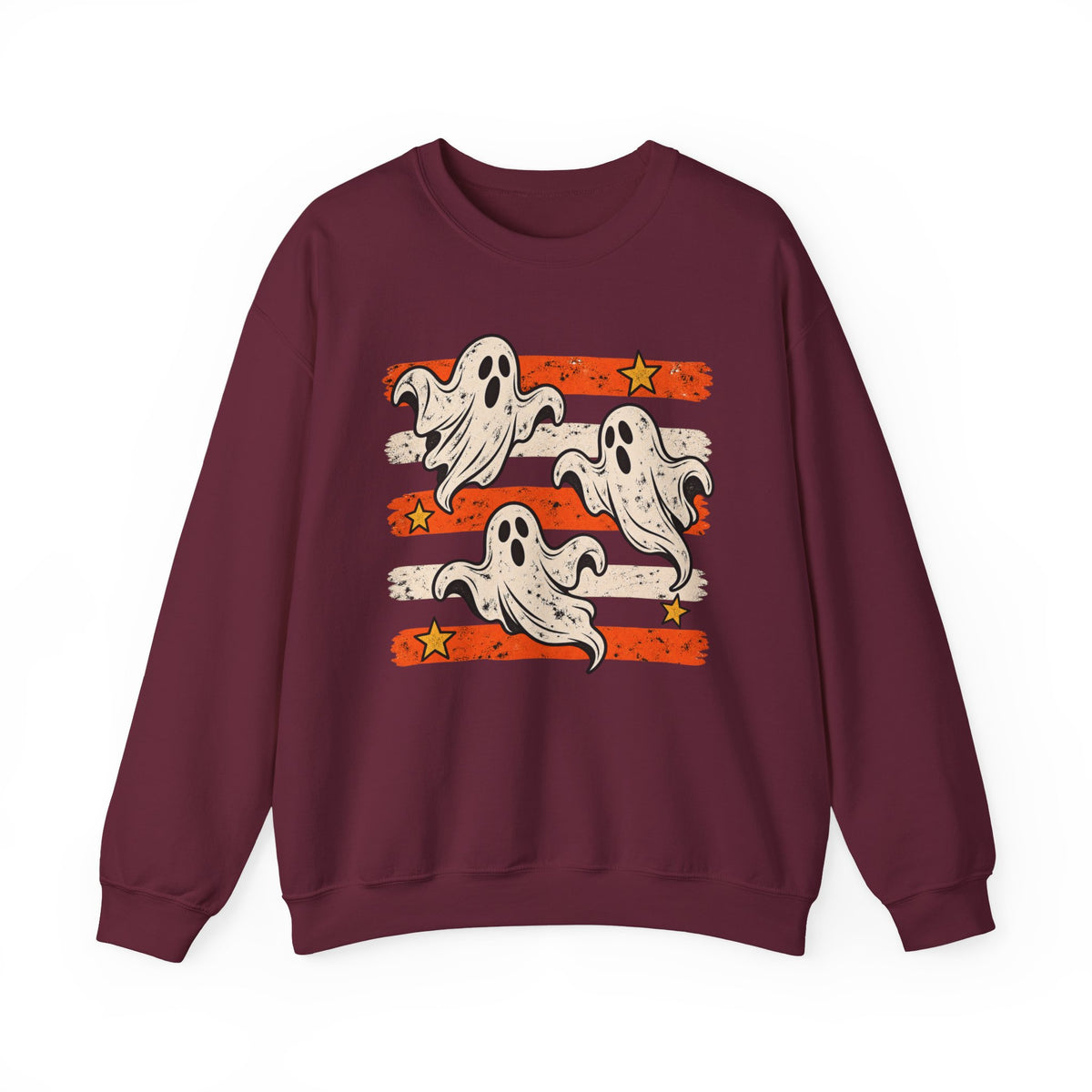 Spooky Season Halloween Ghost Sweatshirt, Fall Bat Gift For Women