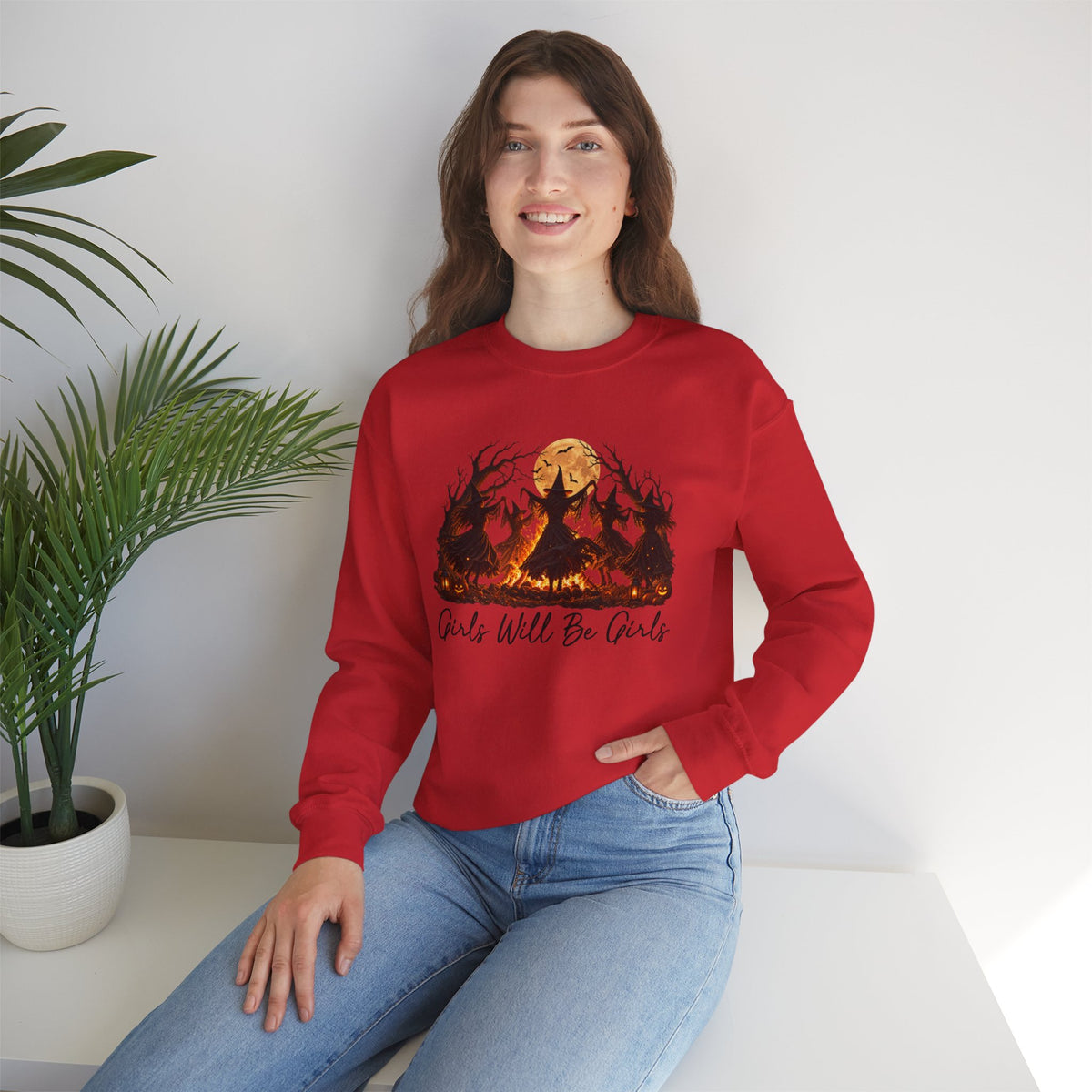 Spooky Season Halloween Witchy Sweatshirt, Funny Feminist Witch Gift For Women