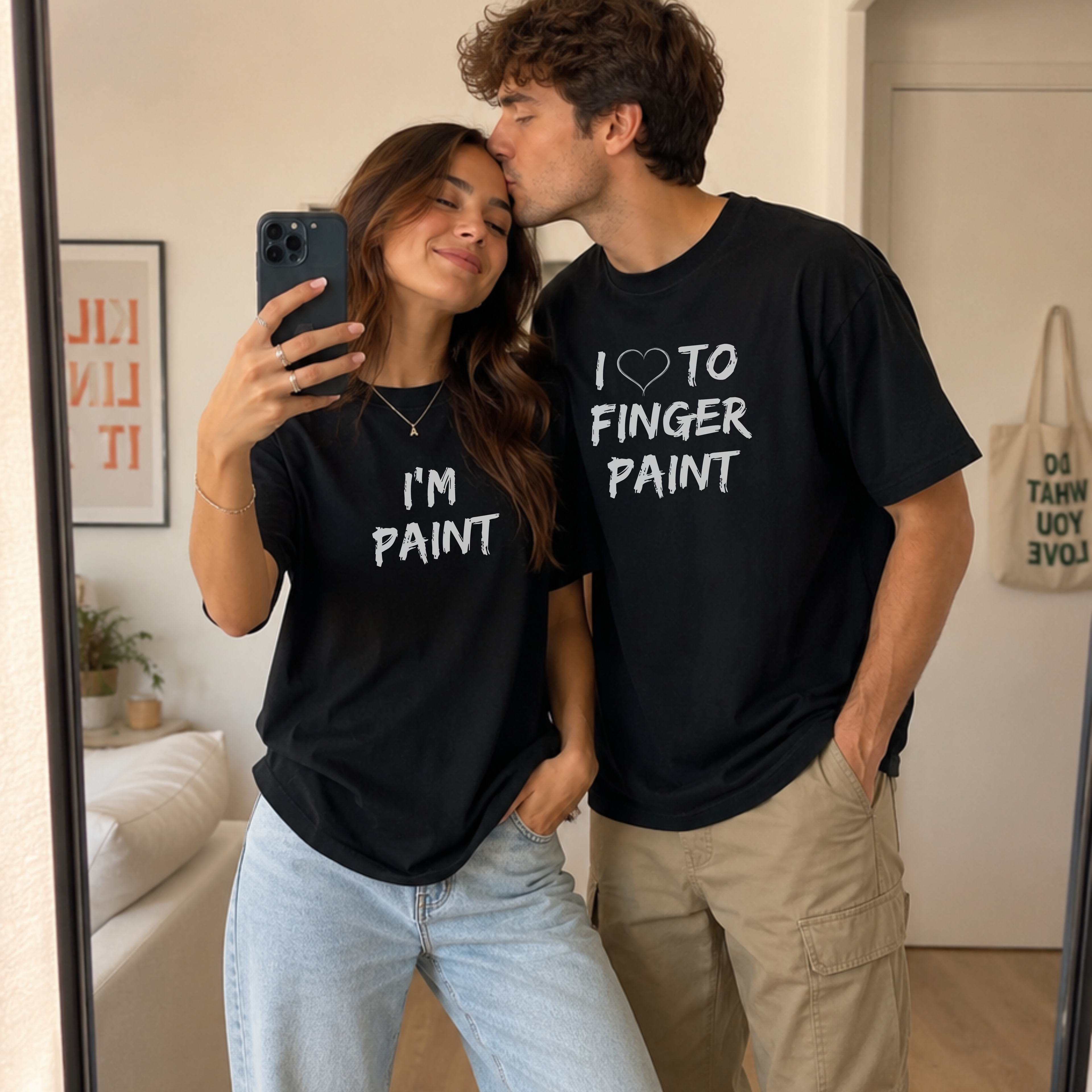 I'm Paint Shirt, Funny Matching Couple Gift