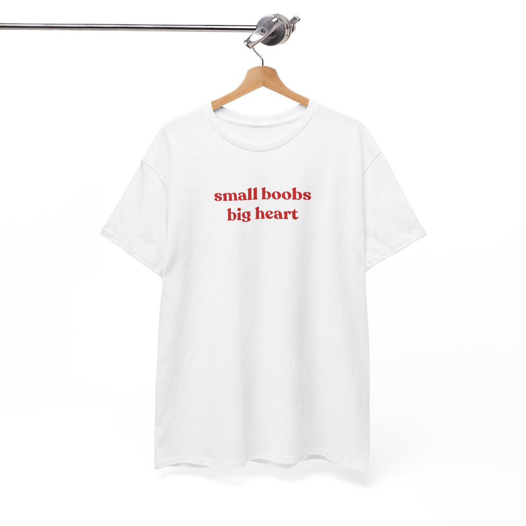 Small Boobs Big Heart Shirt, Very Offensive Sarcastic Gift