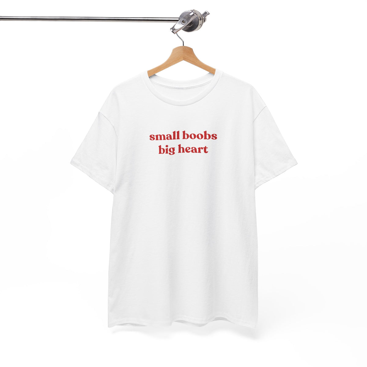 Small Boobs Big Heart Shirt, Very Offensive Sarcastic Gift
