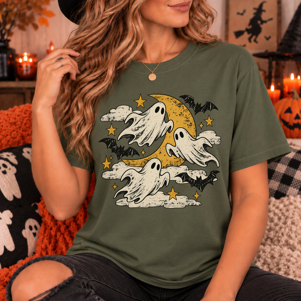 Spooky Season Halloween Ghost Shirt, Trendy Fall Gift For Women