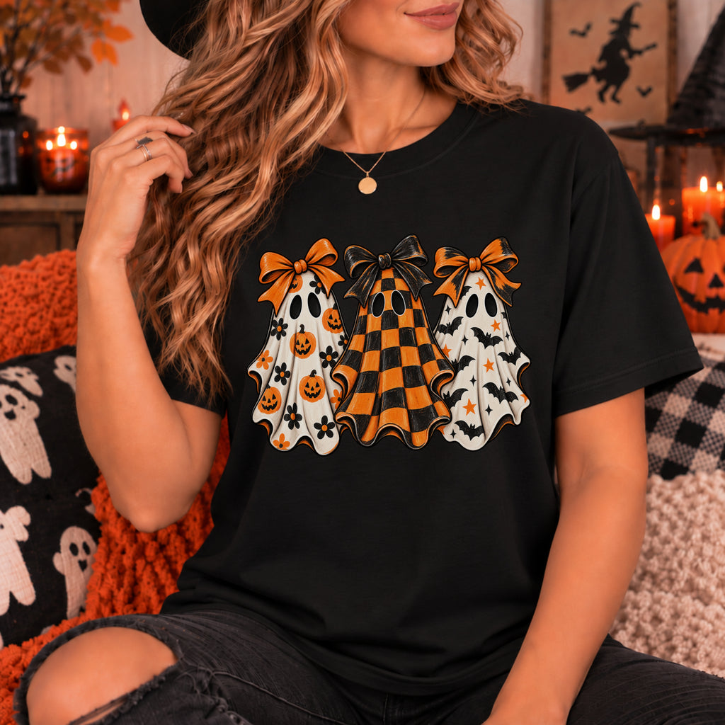 Spooky Season Halloween Ghost Shirt, Trendy Fall Gift For Women