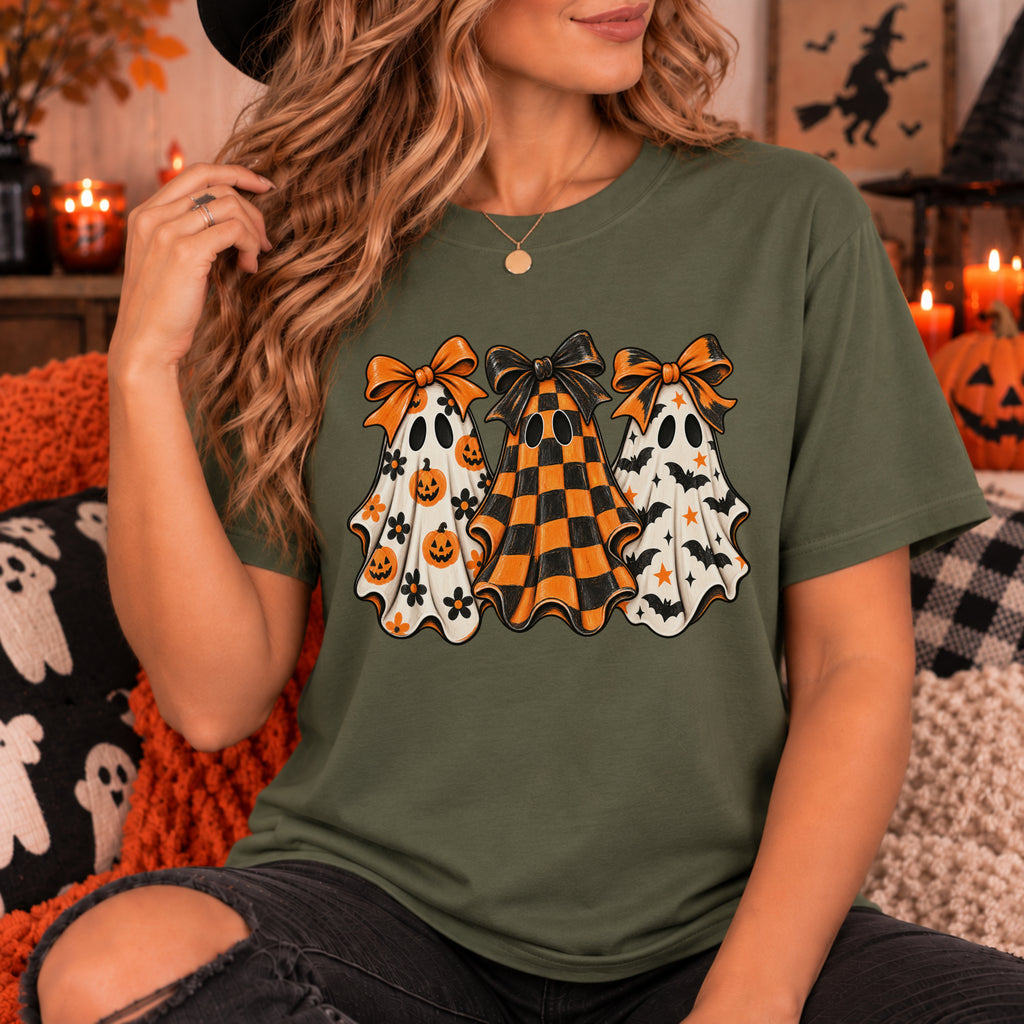 Spooky Season Halloween Ghost Shirt, Trendy Fall Gift For Women