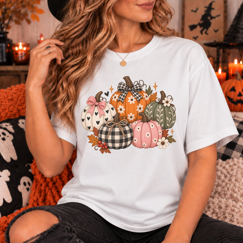 Trendy Fall Shirt For Women, Spooky Season Halloween Pumpkin Gift
