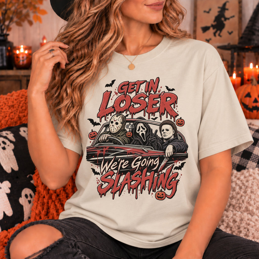 Horror Movie Halloween Slasher Shirt, Spooky Season TShirt, Trendy Fall Gift For Women